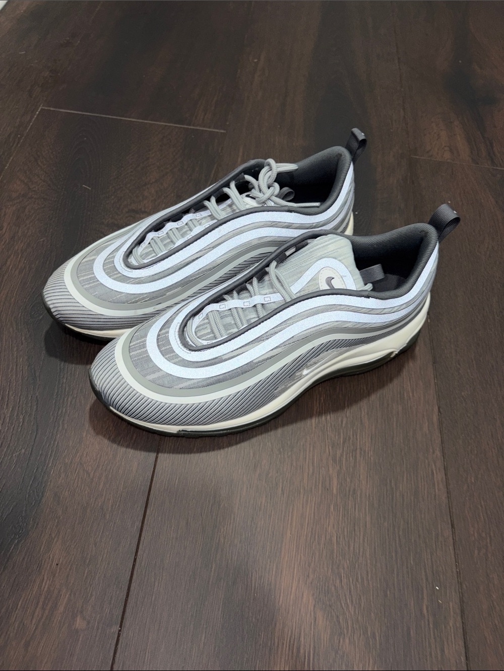 Nike Men’s Air Max 97 in Grey and White